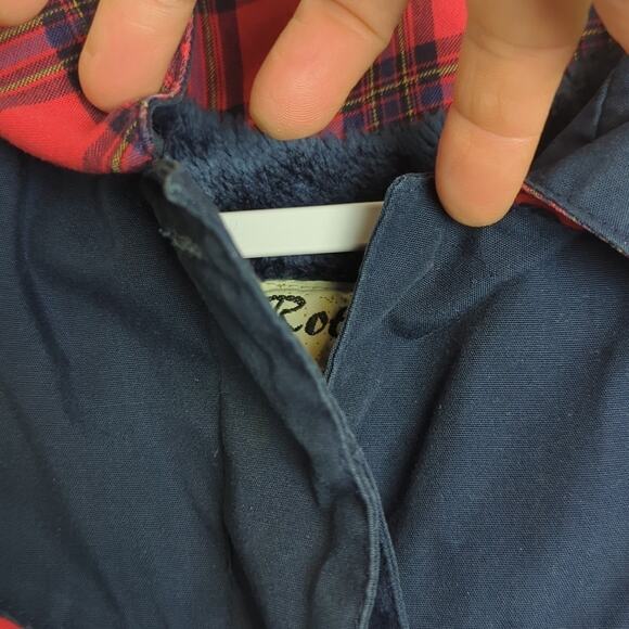 Vintage Rothschild Madeline Pea Coat Pleated laid Faux Fur Lining Girls … - Picture 7 of 15